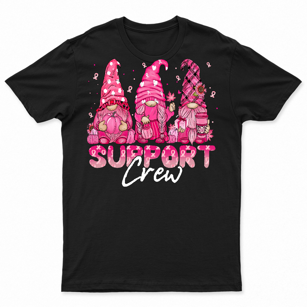 Funny Gnomies Support Squad Breast Cancer Awareness Month